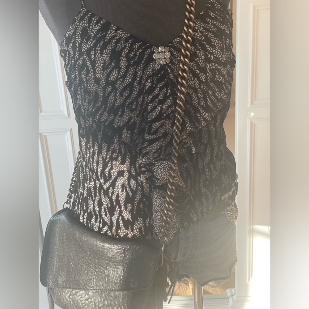 The Kooples Moonlight Leopard Devore Tank - Picture 6 of 6
